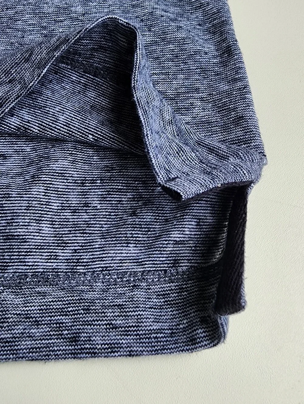 NWT $60 Banana Republic Men’s Blue Short Sleeve Shirt Linen Blend Button Down M